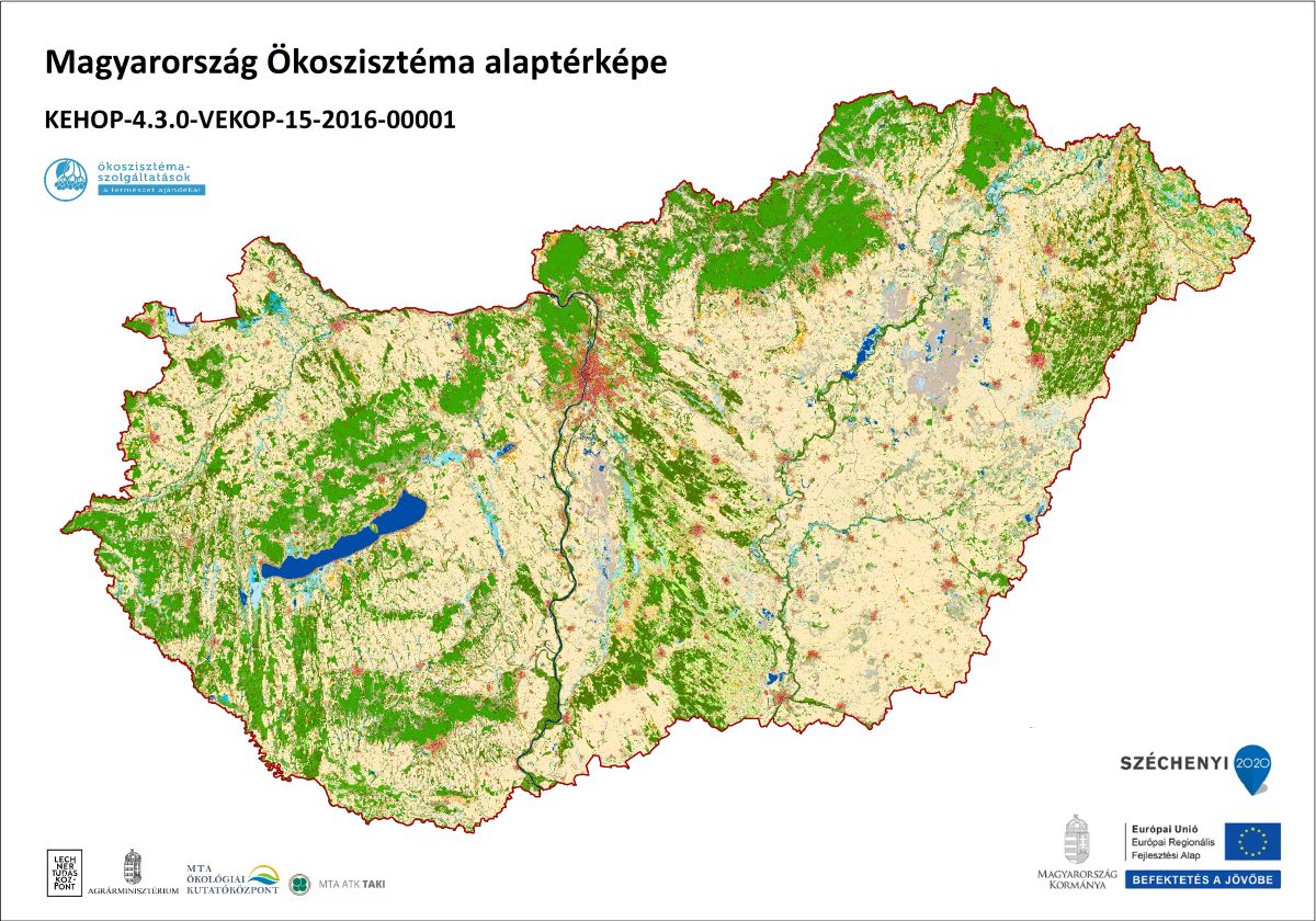 Elkészült az ország ökoszisztéma alaptérképe
